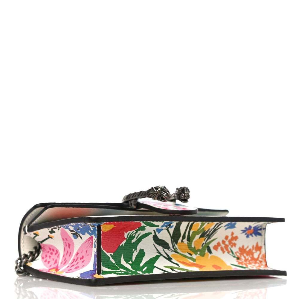 Gucci Ophidia Super Mini Shanghai White Garden Ivory Leather Flr Dionysus Bag NW - Picture 3 of 5
